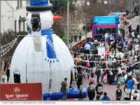 Candy Cane Lane at Christmas on L. Ron Hubbard Way
