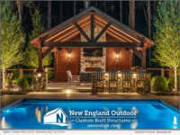 Timber Frame Pavilion by New England Outdoor