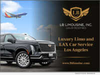 LB Limousine, Inc. luxury SUV providing professional airport car service in Los Angeles, specializing in executive transportation, corporate travel, and premium black car service