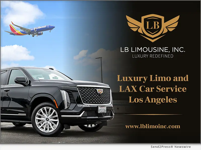 LB Limousine, Inc. luxury SUV providing professional airport car service in Los Angeles, specializing in executive transportation, corporate travel, and premium black car service