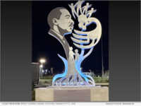 Artwork: Legacy in Motion. Artist: George Gadson. Location: Panama City, FL, 2026.