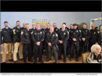 Torrington, CT Police Officers being honored at Keystone Place at Newbury Brook