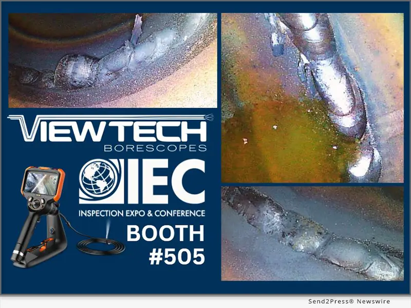 Newswire: ViewTech Borescopes Brings VJ-4 Video Borescope to the Welding Industry at 2026 Inspection Expo and Conference