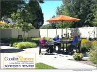 Jenner's Pond and Simpson Meadows memory care are now Comfort Matters accredited providers.