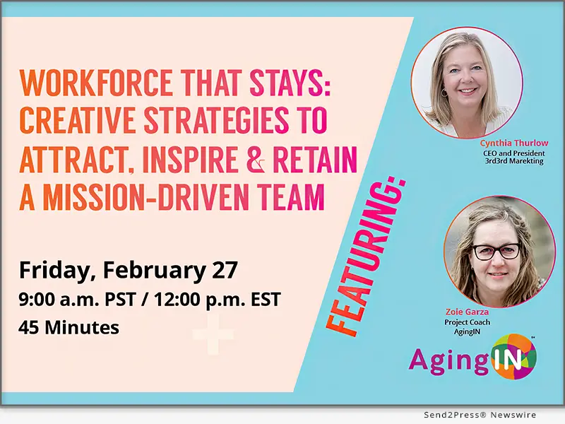 3rd3rd Marketing and AgingIN present a complimentary webinar on strengthening care team retention and resilience in senior living