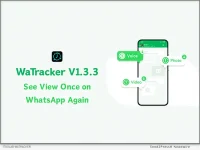 WaTracker updated to help you view one time photo in WhatsApp again