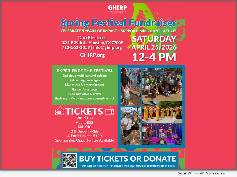 Galveston-Houston Immigrant Representation Project (GHIRP) 5-Year Anniversary Spring Festival Fundraiser