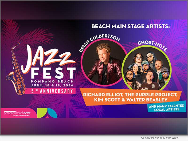 Pompano Beach Arts proudly announces the return of Jazz Fest Pompano Beach for its milestone 5th year
