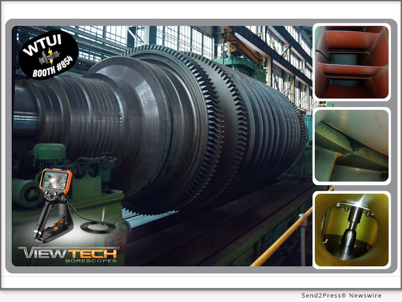 ViewTech Borescopes to Showcase New Triple Camera Video Borescope at WTUI 2026