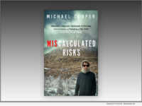 Michael Cooper is shown on the cover of his memoir 'Miscalculated Risks.'