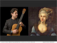 Left: Guitarist Raley Beggs; Right: Composer Marianna Martines. Photo courtesy of LCO staff and Raley Beggs