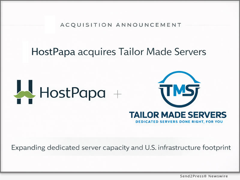HostPapa Completes Acquisition of Tailor Made Servers
