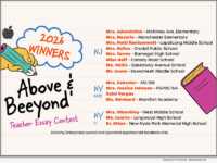 Doherty Enterprises Celebrates Eight New Jersey Teachers in 10th Annual Above and ‘BEE’yond Teacher Essay Contest
