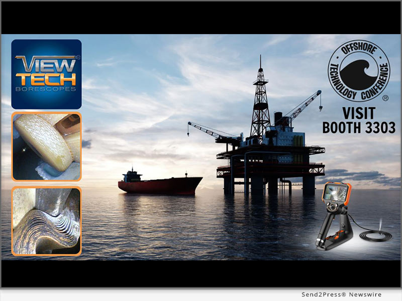 ViewTech Borescopes invites Offshore Technology Conference attendees to Booth 3303 for live demos of advanced inspection technology