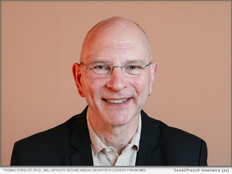 Thomas Stieglitz, Ph.D., will keynote the Second Annual Neurotech Leaders Forum imec