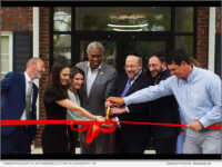 Samba Recovery Atlanta leaders and a Clayton County commissioner cut the ribbon during the facility’s open house in Jonesboro, Georgia, celebrating expanded access to residential addiction treatment in South Atlanta area.