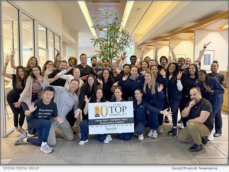 Spodak Dental Group Recognized as a 2026 Sun Sentinel Top Workplace for the 10th Time