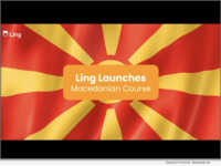 Ling launches full Macedonian course