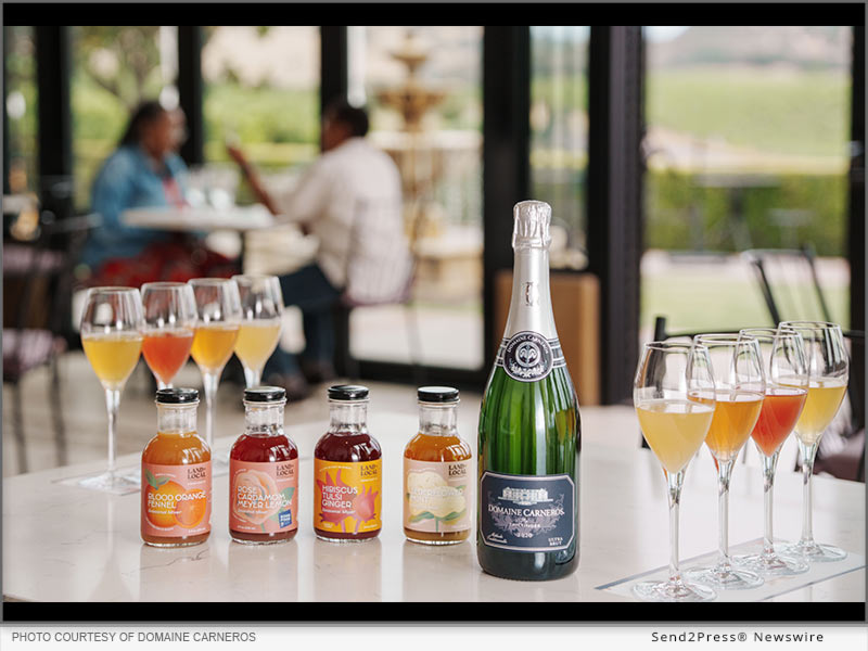 Domaine Carneros Debuts the Sparkling Elixir Sampler. Photo courtesy of Domaine Carneros.