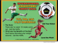 Sample information sheet included with each International Collectors Tariff Ball
