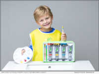 Smile Paint is a revolutionary child's toothbrushing concept designed to transform daily brushing into a fun, engaging experience