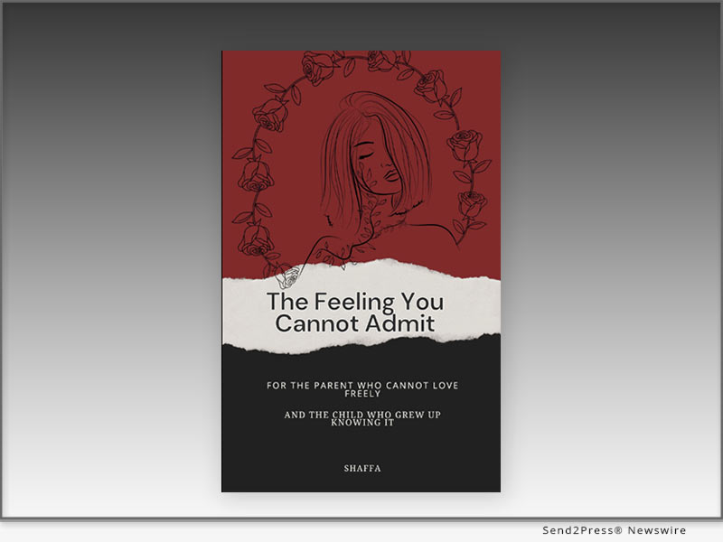Cover art for "The Feeling You Cannot Admit: For the Parent Who Cannot Love Freely and The Child Who Grew Up Knowing It" by Shaffa, Published by Peace With Shaffa, July 2026.