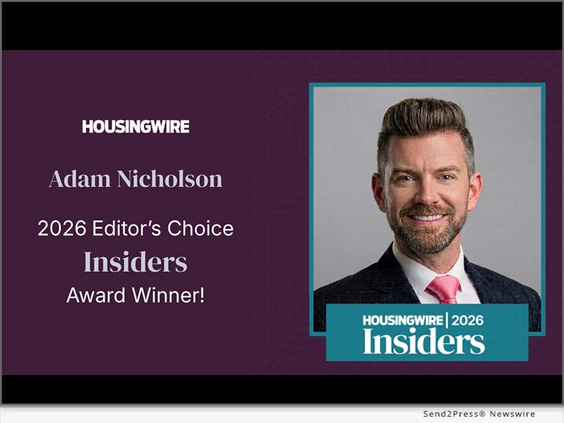 FirstClose Director of Professional Services Adam Nicholson named 2026 HousingWire Insider