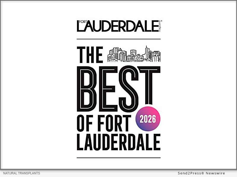 Fort Lauderdale Magazine, Best of Fort Lauderdale 2026 - Natural Transplants