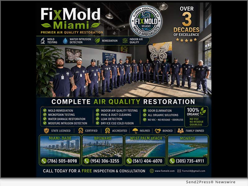 FixMold Miami Air Quality Restoration