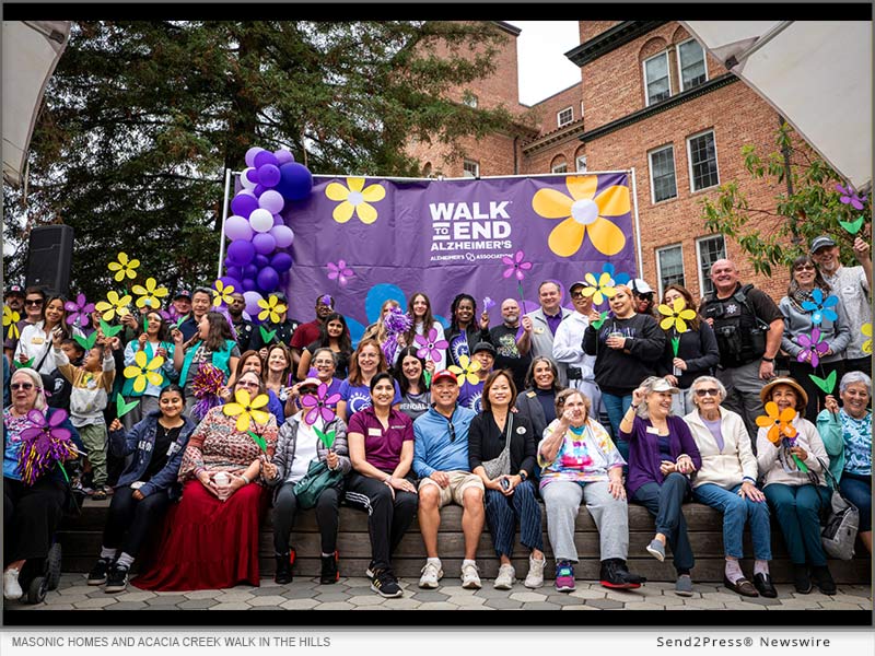 Join Masonic Homes and Acacia Creek to raise awareness and funds for people and families affected by Alzheimer's disease during the second annual Walk in the Hills