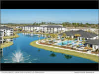 Aerial view of Infinite Clay Town Center, the 300-unit Class A community CS3 Investments acquired in the Jacksonville, Fla., metro area.