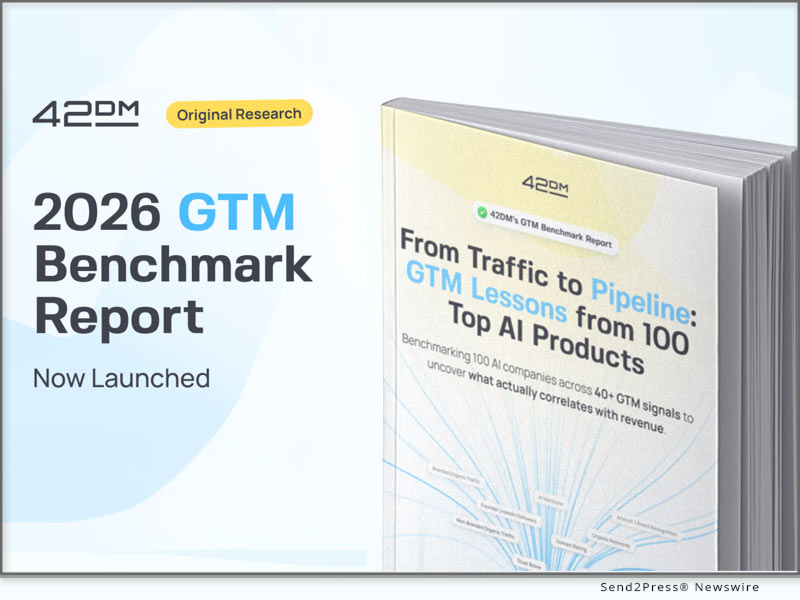 42DM's 2026 GTM Benchmark Report, "From Traffic to Pipeline: GTM Lessons from 100 Top AI Products."