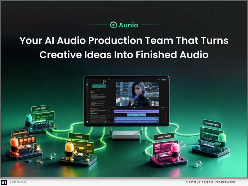 FineVoice Launches Aunio, an Audio Production Agent for End-to-End AI Audio Creation