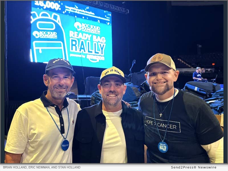 Left to right: Brian Holland, CEO, Atlantic Bay; Eric Newman, Founder & CEO, Roc Solid Foundation; Stan Holland, President, Atlantic Bay