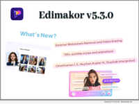 Edimakor V5.3.0 Update Introduces Smarter Watermark Removal, Video Translation, AI Avatar and LUT Filters