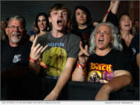 Amy Estridge, of 3rd3rd Marketing, pictured with her husband and son at a Sebastian Bach concert, advocates for authentic, age inclusive advertising messaging. (Credit: Janina Nenadic.)