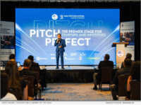 David Duong, founder and chairman of the Vietnamese American Business Association (VABA), delivers a keynote address at Pitch Perfect Season 4