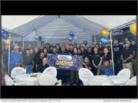 Crest Coating employees gather at the company’s Anaheim, Calif., facility to celebrate earning AS9100D certification.