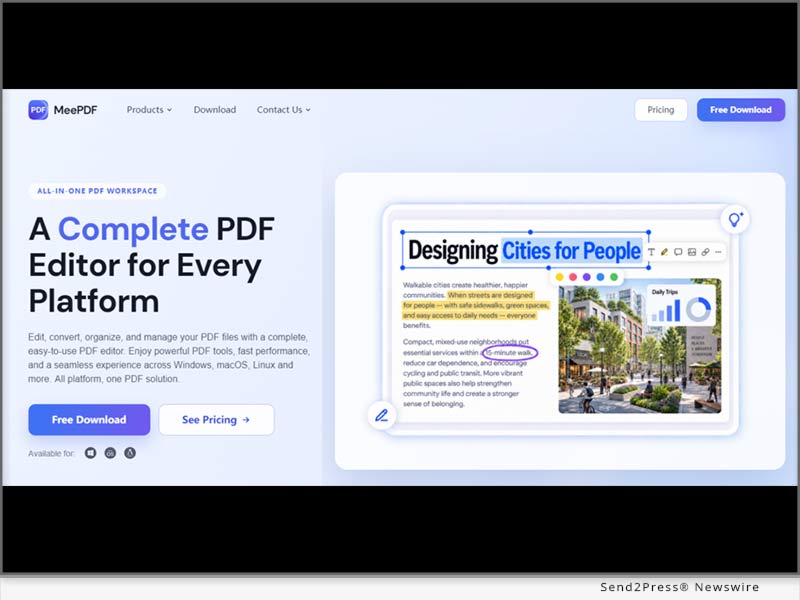MeePDF Launch Press Release