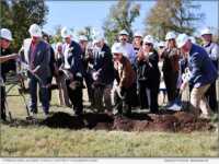 Springboard Landings' Founder Charlie Cooper and District 22 Council Member Sheri Weiner are joined by the nonprofit's Board of Directors for the groundbreaking.